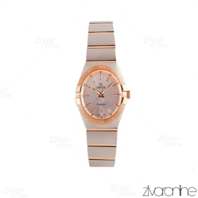 ساعت امگا کانسلیشن زنانه دورنگ رزگلد سیلور 102381