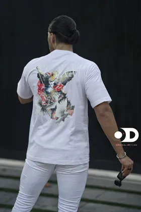 تیشرت مچینست پشت چاپی مدل Storm بسیار شیک و مدرن