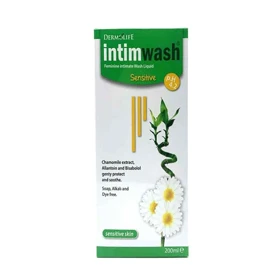 ژل بهداشتی بانوان intim wash درمولایف 200 میل