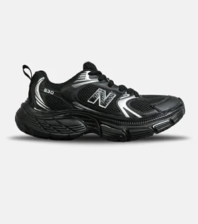 کفش کتانی مردانه و زنانه مشکی NEW BALANCE 530 V02 مدل 8005