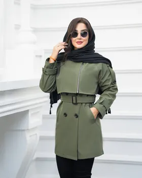 بارانی دوشنل زیر دار کد 2223