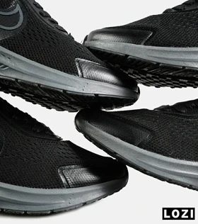 کفش کتانی مردانه و زنانه مشکی طوسی نایک NIKE PEGASUS V10