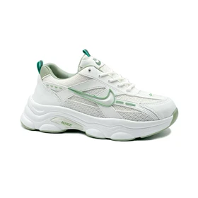 کفش و کتانی زنانه و دخترانه مدل نایک NIKE رنگ سفید فسفری