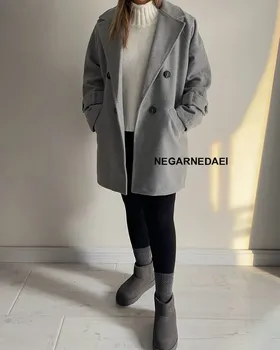 پالتو NICO طوسی (قدکوتاه)