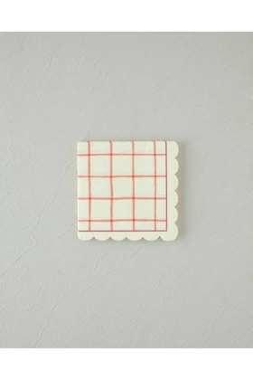 دستمال کاغذی English Home مدل Retro Gingham - کرم