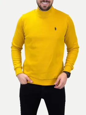 پلیور یقه 5 سانت polo خردلی
