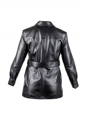 پالتو چرم زنانه مدل اوتم