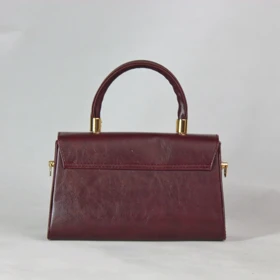 کیف دستی زنانه نیلوفر رنگ زرشکی کد5803