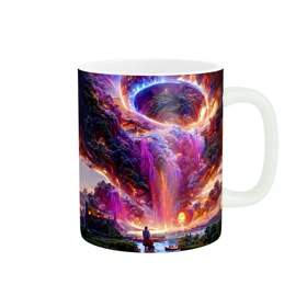 ماگ پاد آفرین مدل جذاب کهکشان ها کد 1089