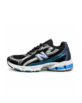کفش کتانی مردانه مدل نیوبالانس مشکی آبی New BALANCE 740