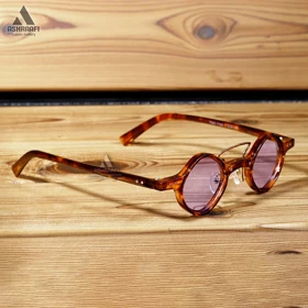 عینک آفتابی گرد دیور Dior T305 Y189 (طیف رنگی اول)