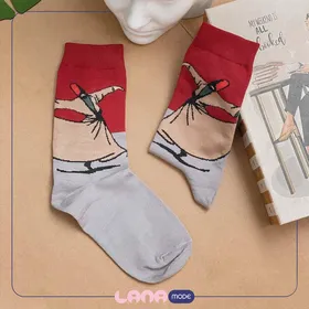 جوراب ساق‌دار نانو پاتریس Patris Socks طرح رقص سماع