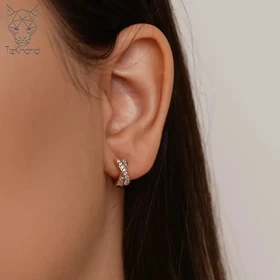 گوشواره حلقه‌ای ژوپینگ دایره زمان