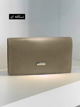 کیف پاسپورتی چرم میان کد 103200512 (نسکافه ای)