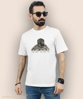 تیشرت مردانه و زنانه اصیل ایرانی طرح کوروش بزرگ کد 1005