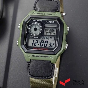 ساعت مچی مردانه کاسیو CASIO مدل AE-1200WHB-3B