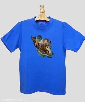 تیشرت مردانه و زنانه طرح ایران کد 777