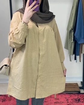 تونیک مانتویی جلودکمه حنا