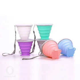 لیوان سیلیکونی تاشو بلک دیر 180ML