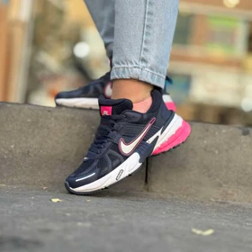 کتانی نایک V2K سرمه ای زنانه کد 6195