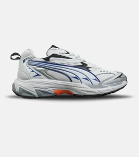 کفش کتانی ورزشی سفید آبی مشکی مردانه و زنانه PUMA Velophasis مدل 8523