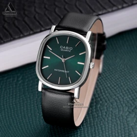 ساعت کاسیو بند چرمی Casio 1063-C (سبز)