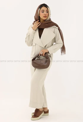 ست کت شلوار کرپ کوپرا کد1005371