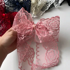 گلسر پاپیونی گیپور دخترانه