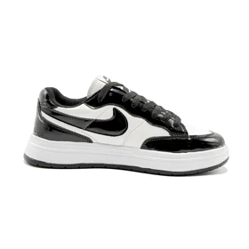 کتانی اسپرت ست مردانه زنانه مدل نایک sb مشکی سفید کد 34441