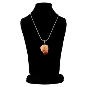 گردنبند دخترانه مدل گل رز رزینی