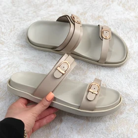 اسلیپر زنانه زارا (ZARA) مدل نورا رنگ کرم