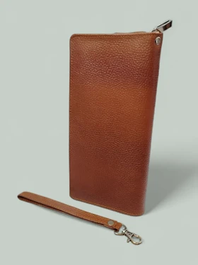 کیف مدارک و دسته چک مچی مردانه چرمی مدل جاستین