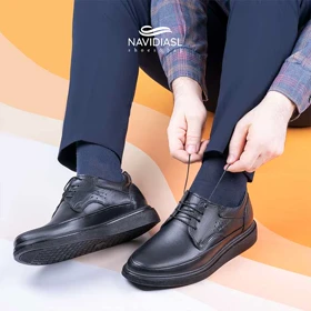 کفش مردانه چرم اداری و روزانه کد 7028003