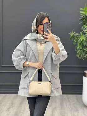 پالتو جیب پاکتی آستین پیله