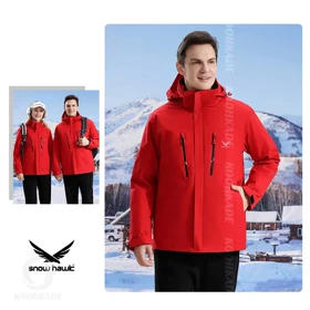 کاپشن دو پوش پر SNOWHAWK 68997-WM