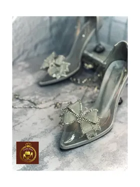 کفش مجلسی تلقی زنانه سیندرلا مدل هانا