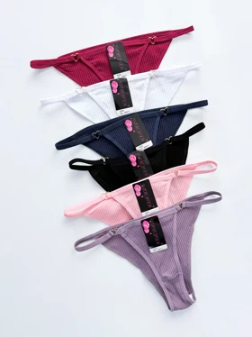 شورت کبریتی تانگ سگک دار