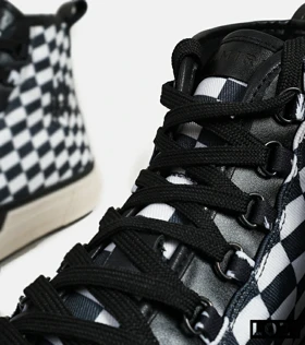 کفش اسنیکرزساق‌دار Amiri Checkered