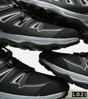 کفش کتانی بزرگ پا مشکی طوسی I-Runner