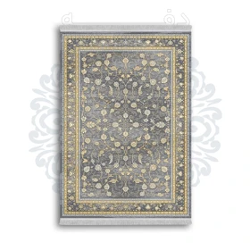 *جدید* فرشینه از جنس پارچه شانل مخمل ترک طرح فانتزی برند دفه کد 1027
