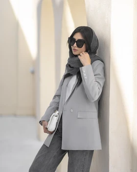 کت یقه‌بلیزر لینن
