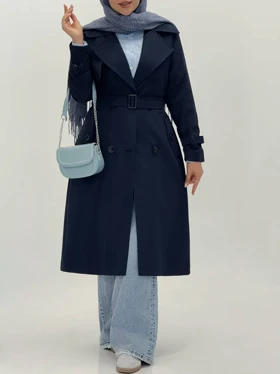 3575-بارانی آستردار شیما