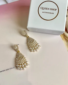 گوشواره مرواریدی دخترانه