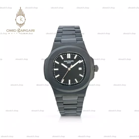 ساعت مچی پتک فیلیپ ناتیلوس تمام مشکی Patek Philippe Nautilus