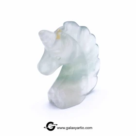 مجسمه تراش دست یونیکورن فلوریت