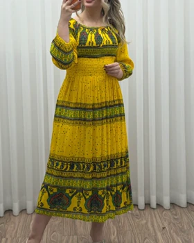 ساحلی کریشه هندی رنگی 7454 (زرد)