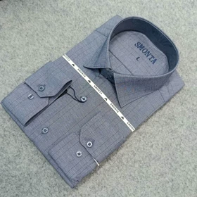 پیراهن استین بلند مردانه _ طرح راه راه قواره کلاسیک