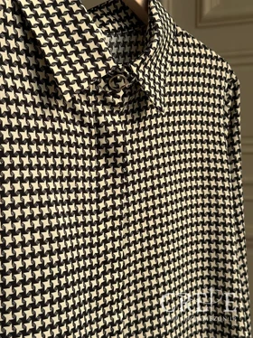 شومیز دکمه مخفی پیچازی