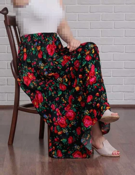 دامن طبقه‌ای گل‌دار 6794