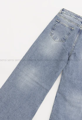 شلوار جین واید لگ کد1004728